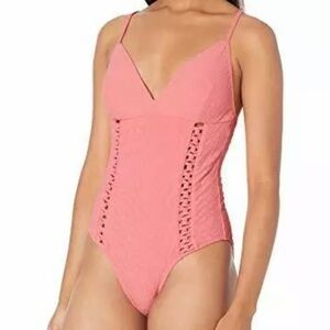 JESSICA Simpson Rose Bay Melon One Piece Swimsuit